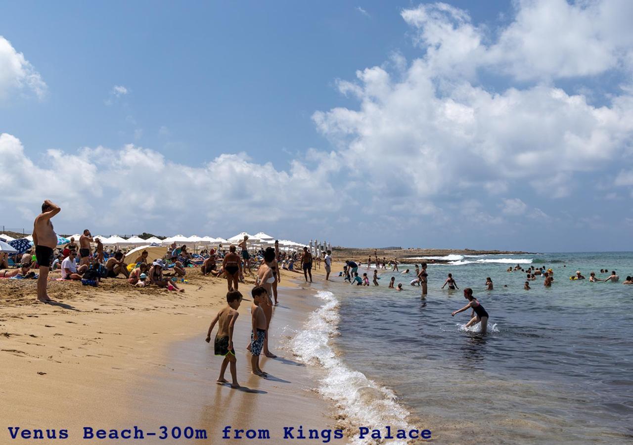 105 Kings Palace - Fabulous 2 Bed, 2 Bath, Large Patio With Garden - Sea Views Paphos Eksteriør bilde