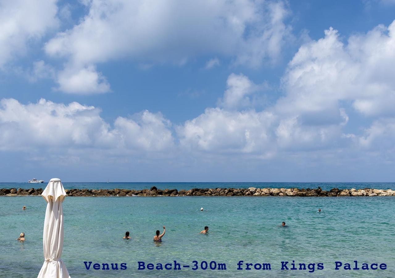 105 Kings Palace - Fabulous 2 Bed, 2 Bath, Large Patio With Garden - Sea Views Paphos Eksteriør bilde