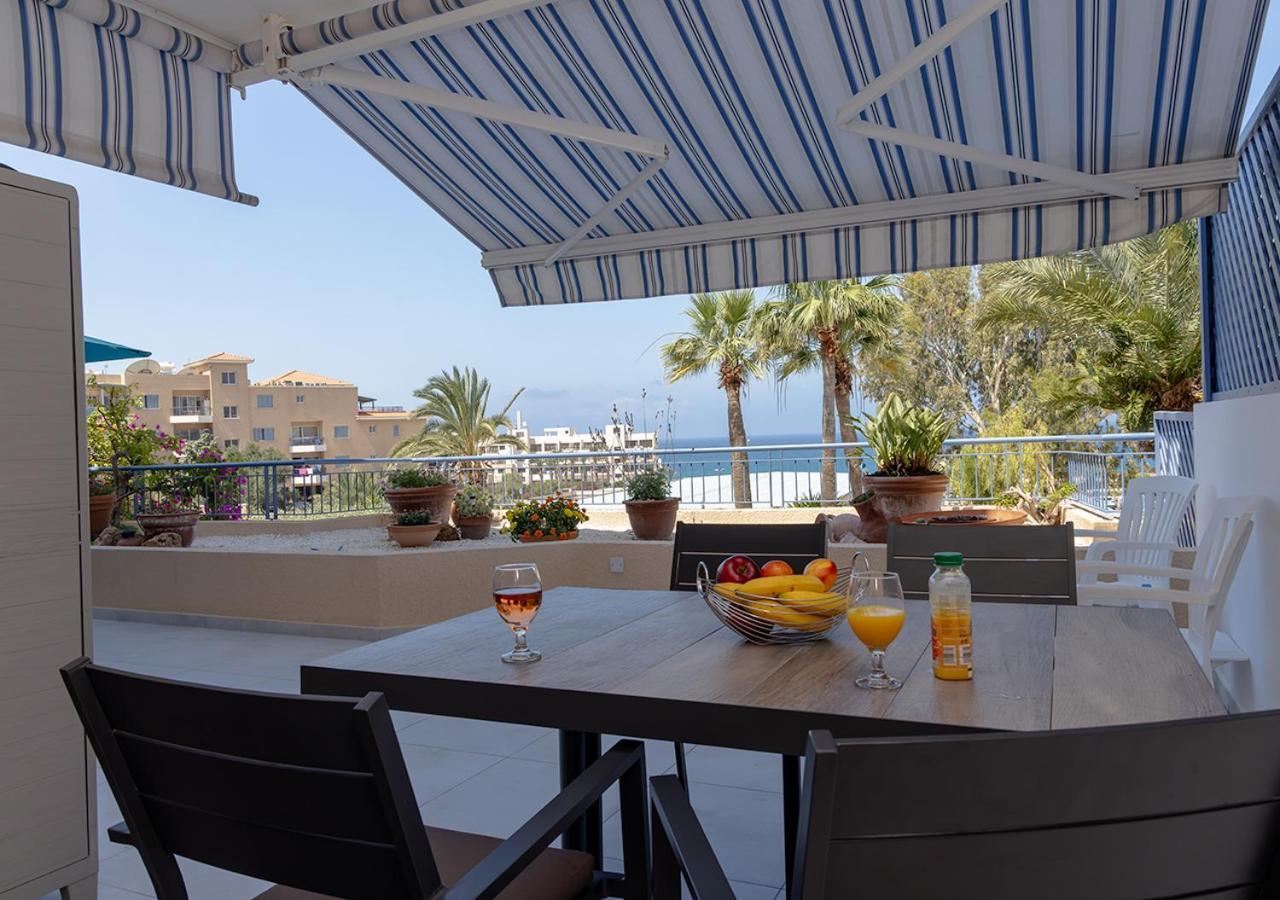105 Kings Palace - Fabulous 2 Bed, 2 Bath, Large Patio With Garden - Sea Views Paphos Eksteriør bilde