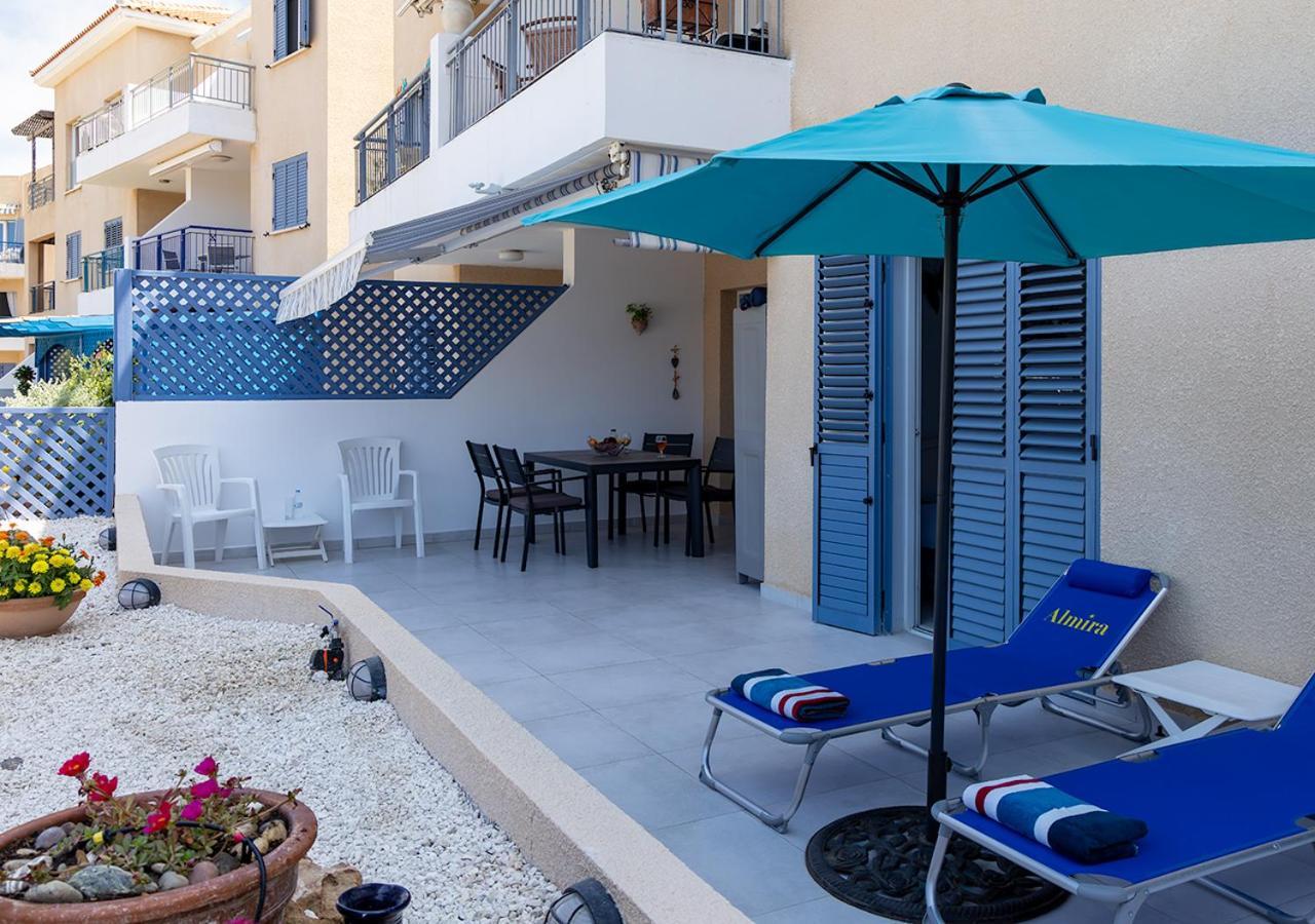 105 Kings Palace - Fabulous 2 Bed, 2 Bath, Large Patio With Garden - Sea Views Paphos Eksteriør bilde