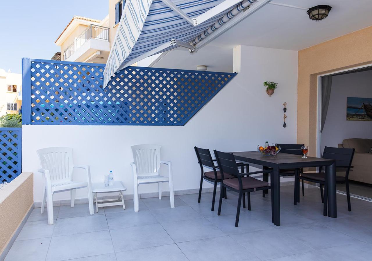 105 Kings Palace - Fabulous 2 Bed, 2 Bath, Large Patio With Garden - Sea Views Paphos Eksteriør bilde